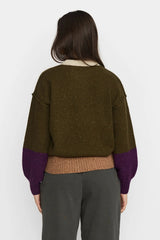 HEAVY BLOCK KNIT ARMY