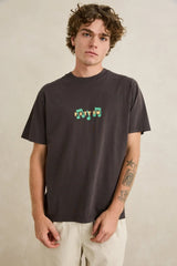 RADIO SOUNDS VINTAGE SS T-SHIRT VINTAGE BLACK