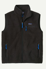 M's Retro Pile Vest - Black