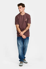 PRINTED T-SHIRT / 1458 SPO - DUSTPURPLE