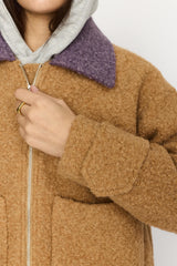 SHORT JACKET CAMEL