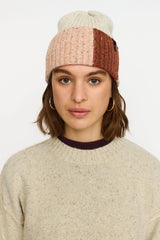 BLOCK BEANIE OFFWHITE