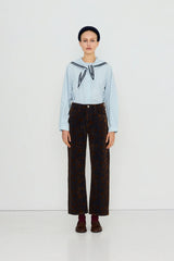 MARU JACQUARD JEANS - NAVY