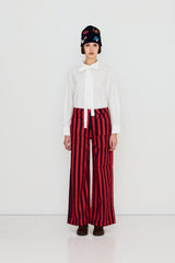 STRIPES JEANS Base *dark red/navy*