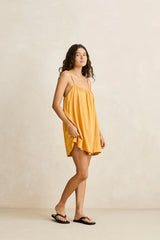 ESSENTIAL MINI DRESS - APRICOT