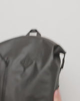 Roll Top Backpack Black 24