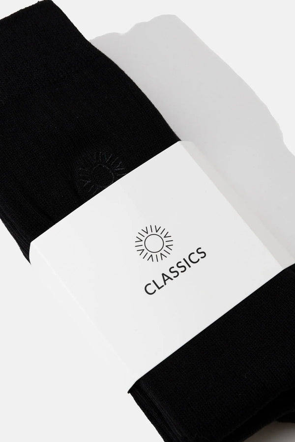 CLASSIC SOCKS PACK 3 - BLACK