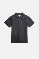 CLASSIC LINEN SS SHIRT - VINTAGE BLACK