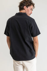 CLASSIC LINEN SS SHIRT - VINTAGE BLACK
