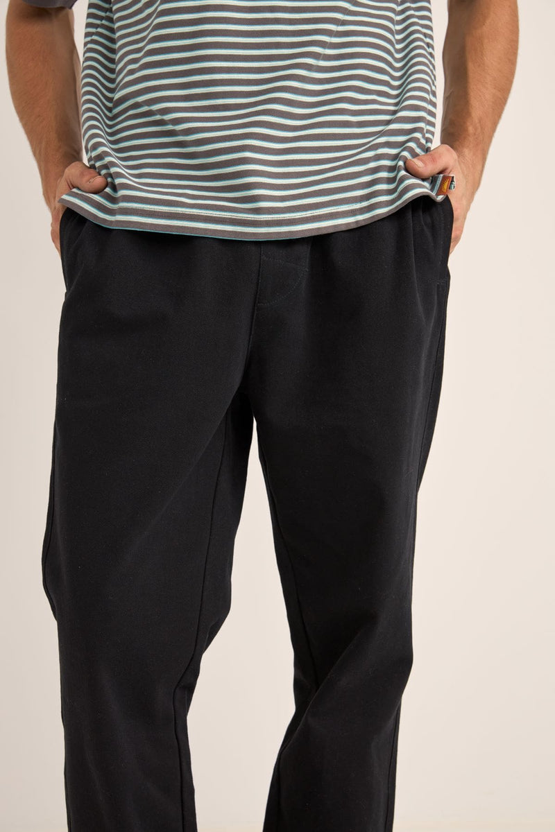 BRUSHED JAM PANT - BLACK