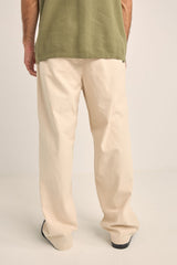 ESSENTIAL TWIL TROUSER - STONE