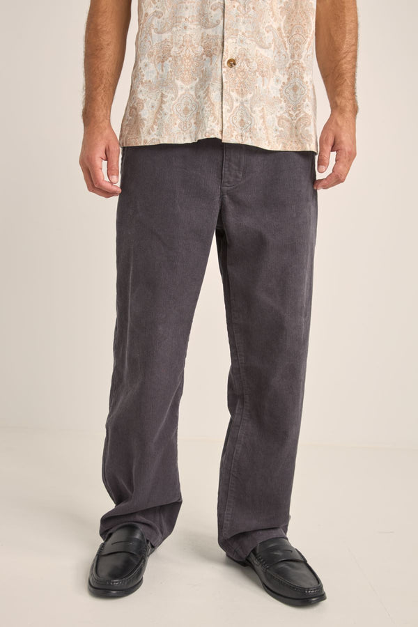 CORD TROUSER - CHARCOAL