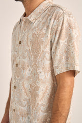 JEAN PAISLEY SS SHIRT - CREAM