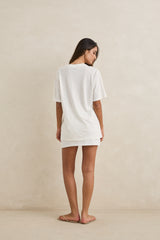 WILDFLOWER OVERSIZED T-SHIRT - VINTAGE WHITE
