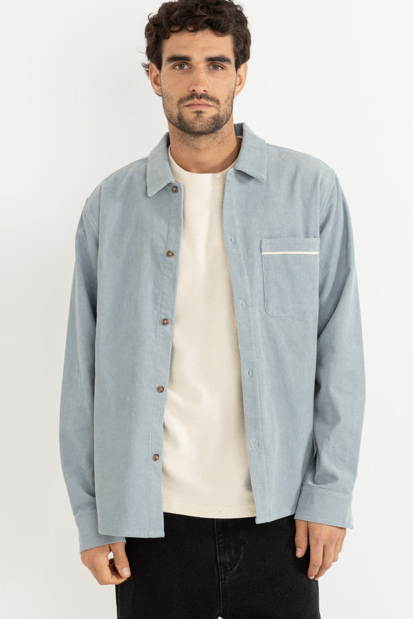CORDUROY LS SHIRT - MIST
