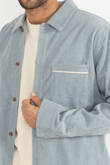 CORDUROY LS SHIRT - MIST