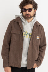 HICKORY STRIPE WORK SHIRT - CEDAR