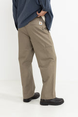 ESSENTIAL TWILL TROUSER - OAK
