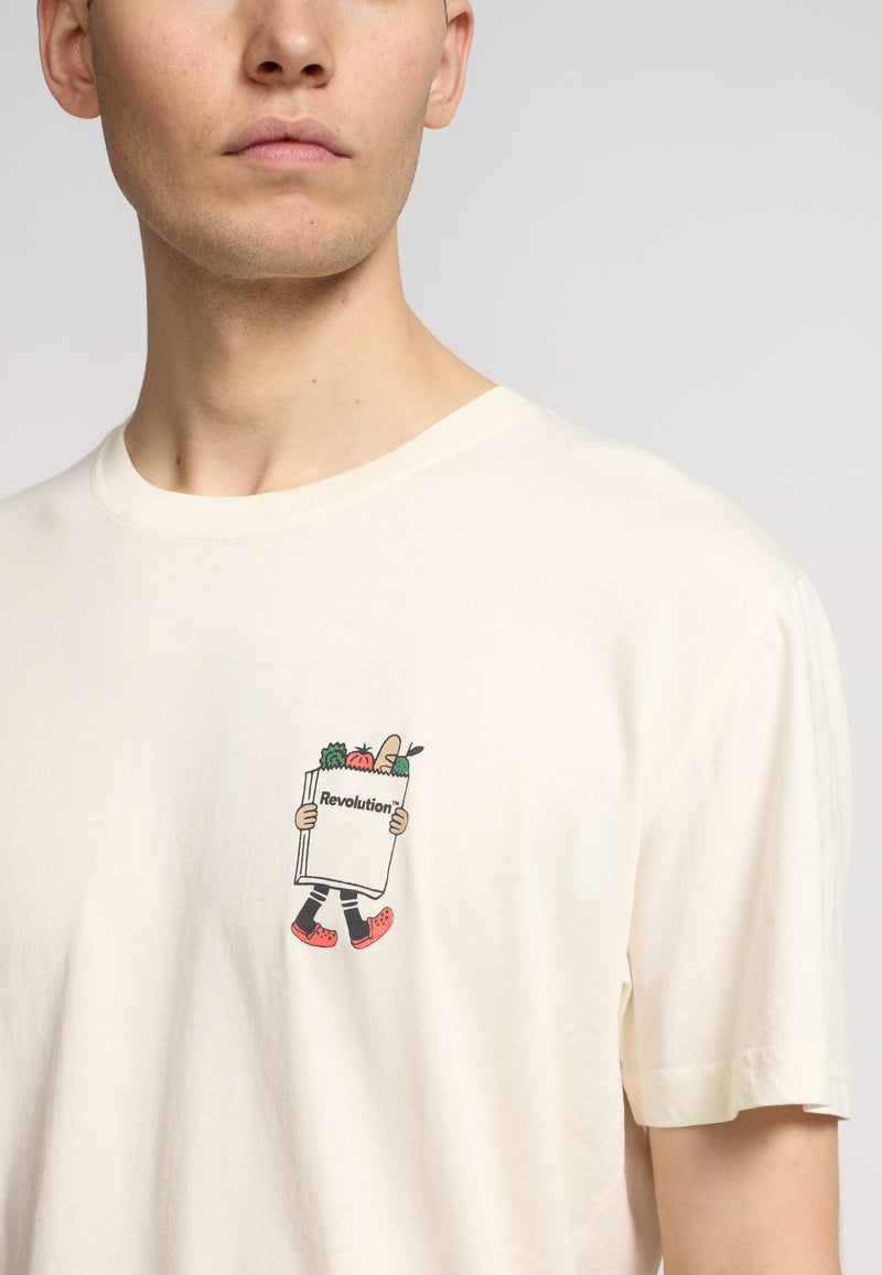 PRINTED T-SHIRT / 1422GRO - OFF-WHITE