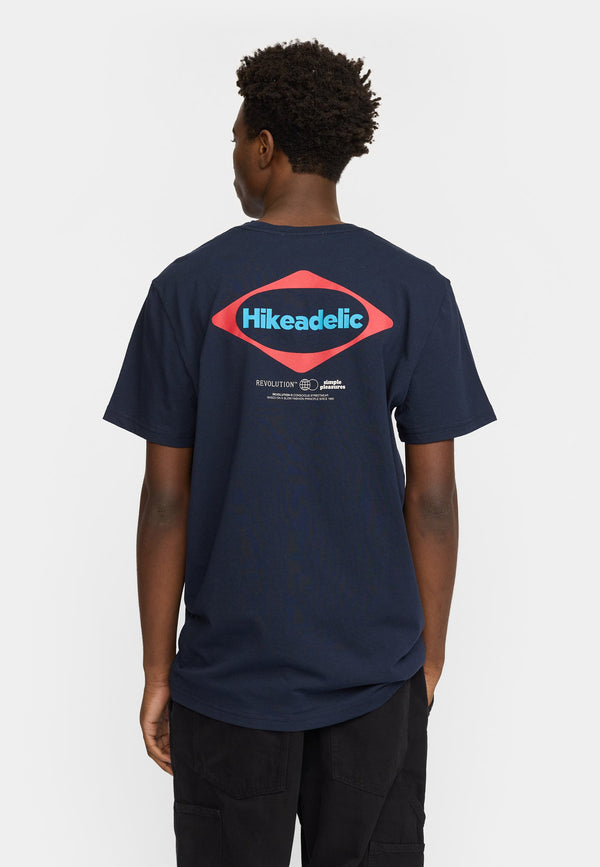 PRINTED T-SHIRT / 1427 HIK - NAVY