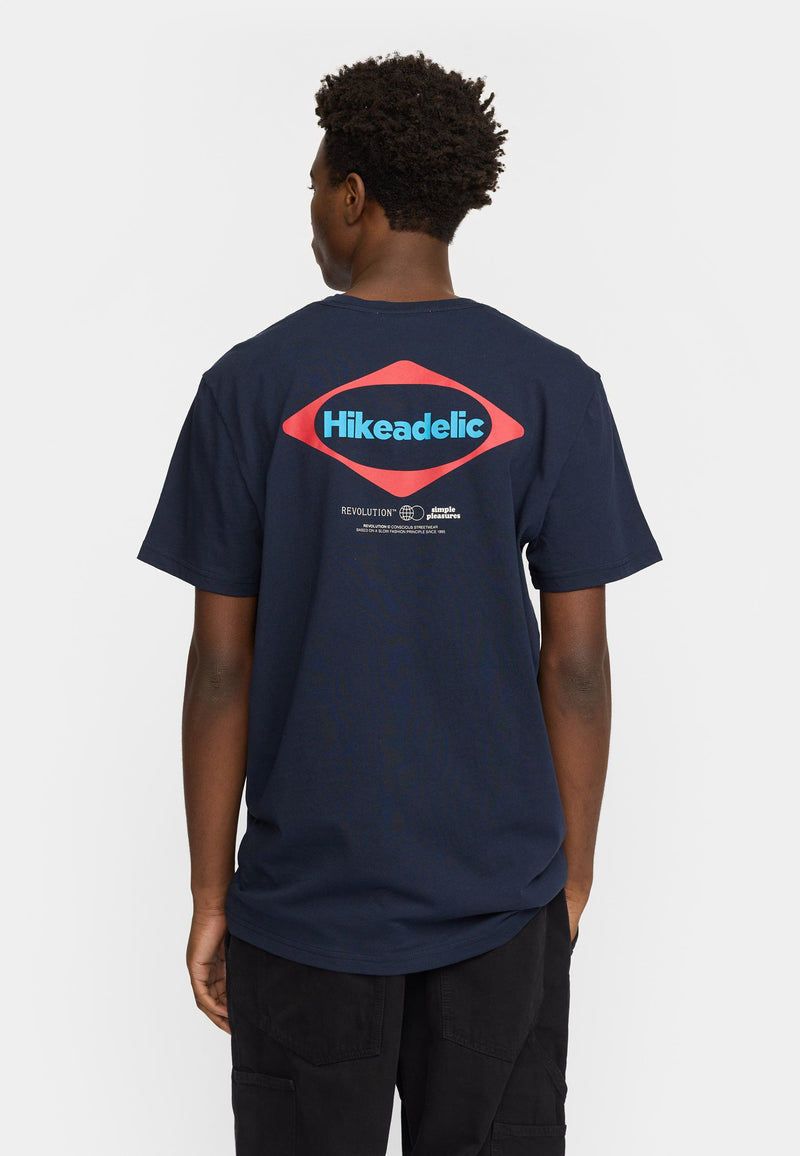 PRINTED T-SHIRT / 1427 HIK - NAVY