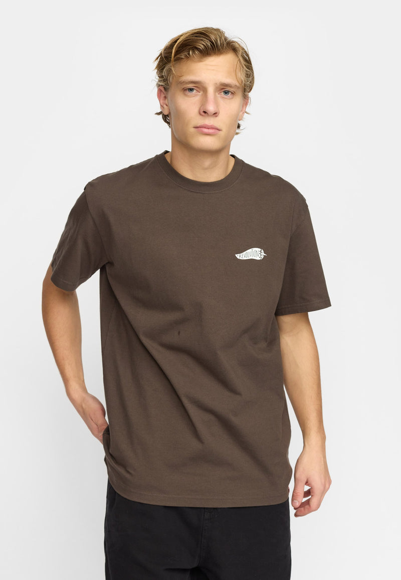 APPLICATION T-SHIRT / 1428 CHI - BROWN