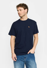 APPLICATION T-SHIRT / 1433 BEA - NAVY MELANGE