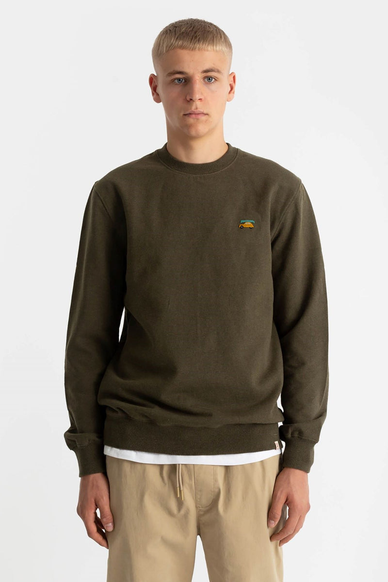 Crewneck / 2718 - Army-Melange