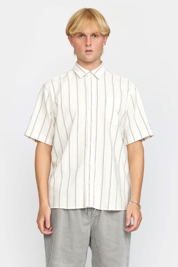 Short-sleeved Loose Shirt / 3105 - Off-White