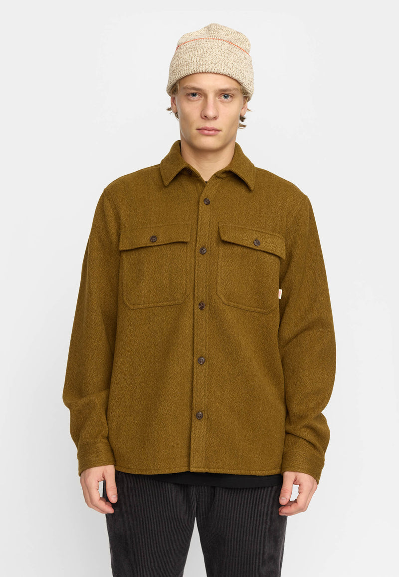 WORKER OVERSHIRT / 3216 - DUSTBROWN