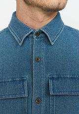 WORKER SHIRT / 3222 - BLUE