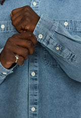 WORKER SHIRT / 3225 - BLUE