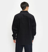 OVERSHIRT W. ZIPPER / 3970 - BLACK