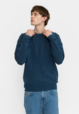 KNIT SWEATER / 6537 - BLUE