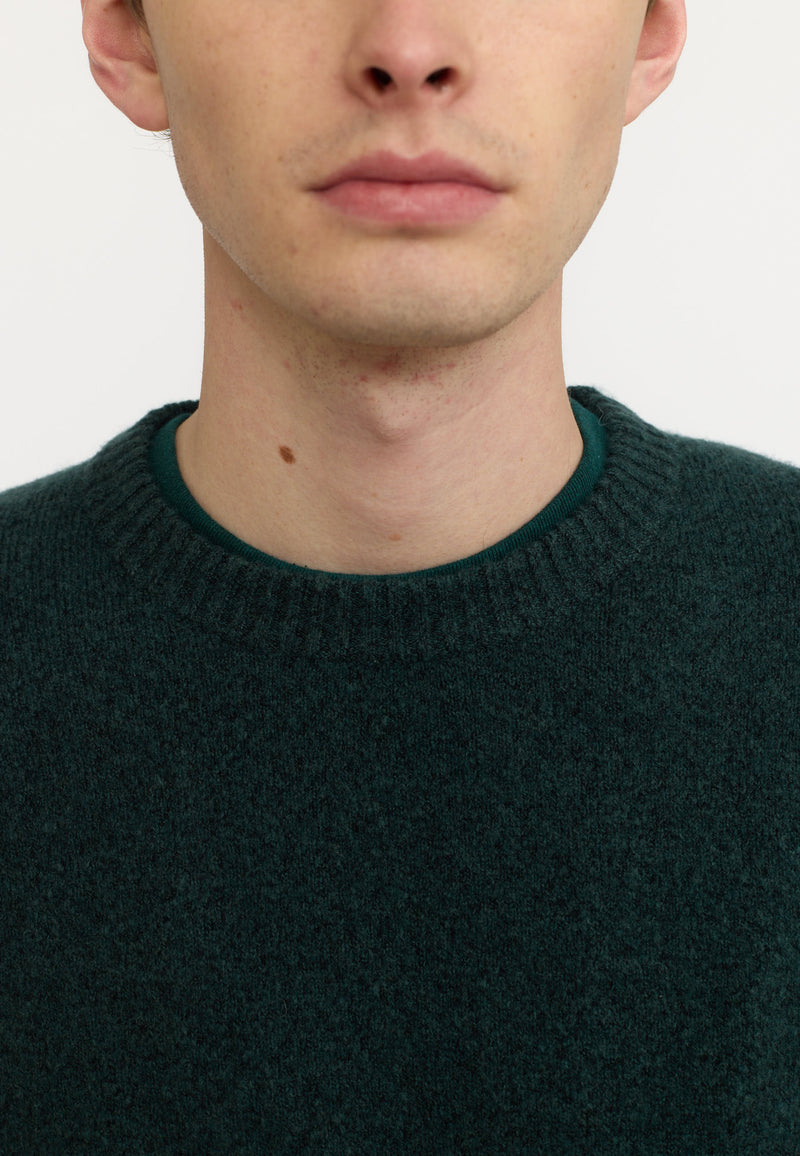 KNIT SWEATER / 6537 - GREEN