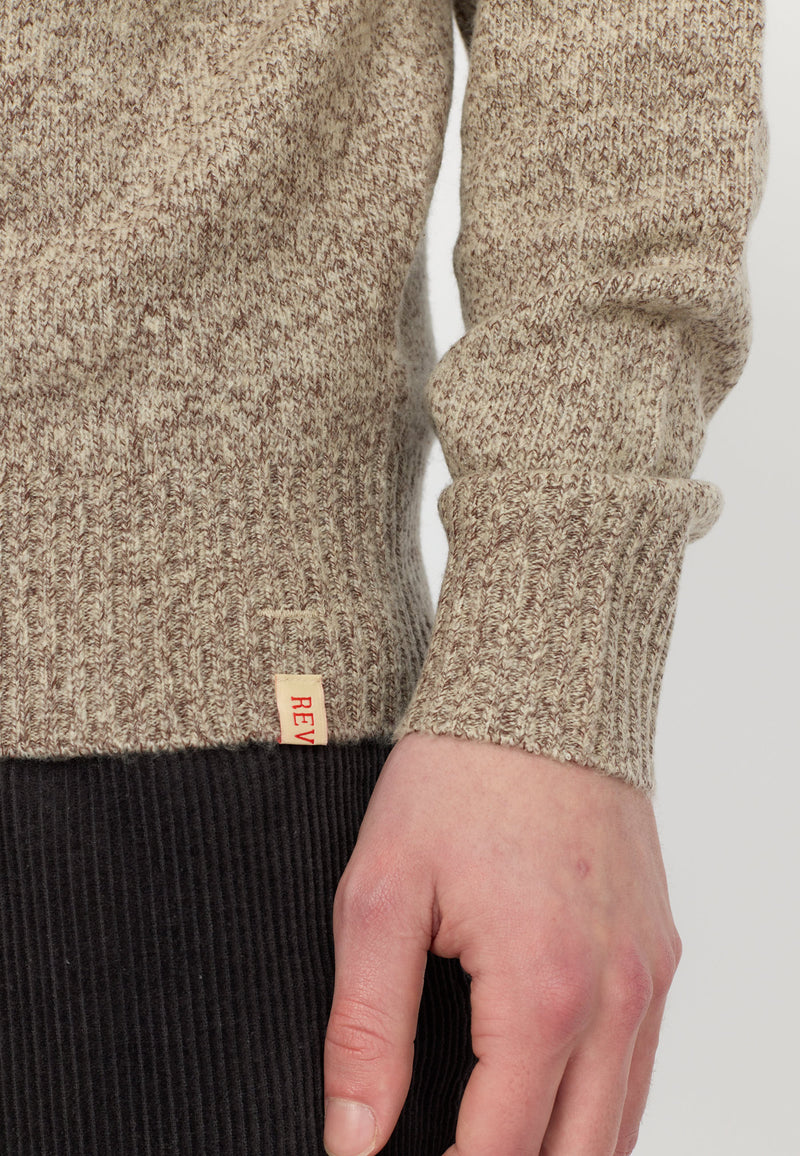 KNIT SWEATER / 6537 - OFFWHITE