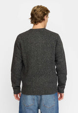 KNIT SWEATER / 6538 - BLACK