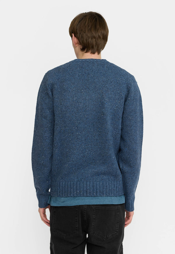 KNIT SWEATER / 6538 - BLUE