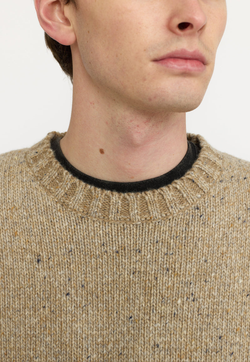 KNIT SWEATER / 6538 - OFFWHITE
