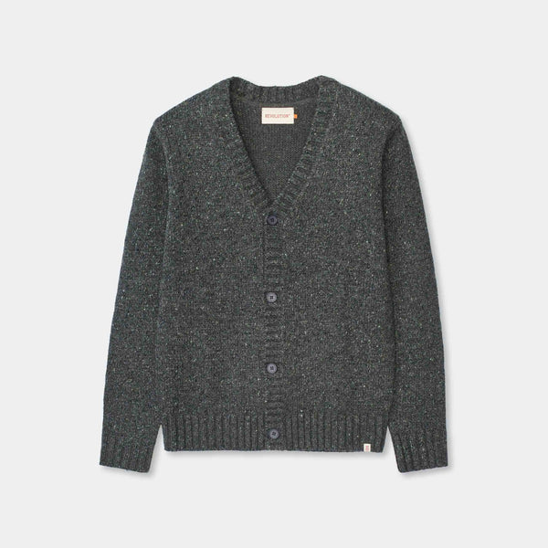 Knit Cardigan / 6543 - Black