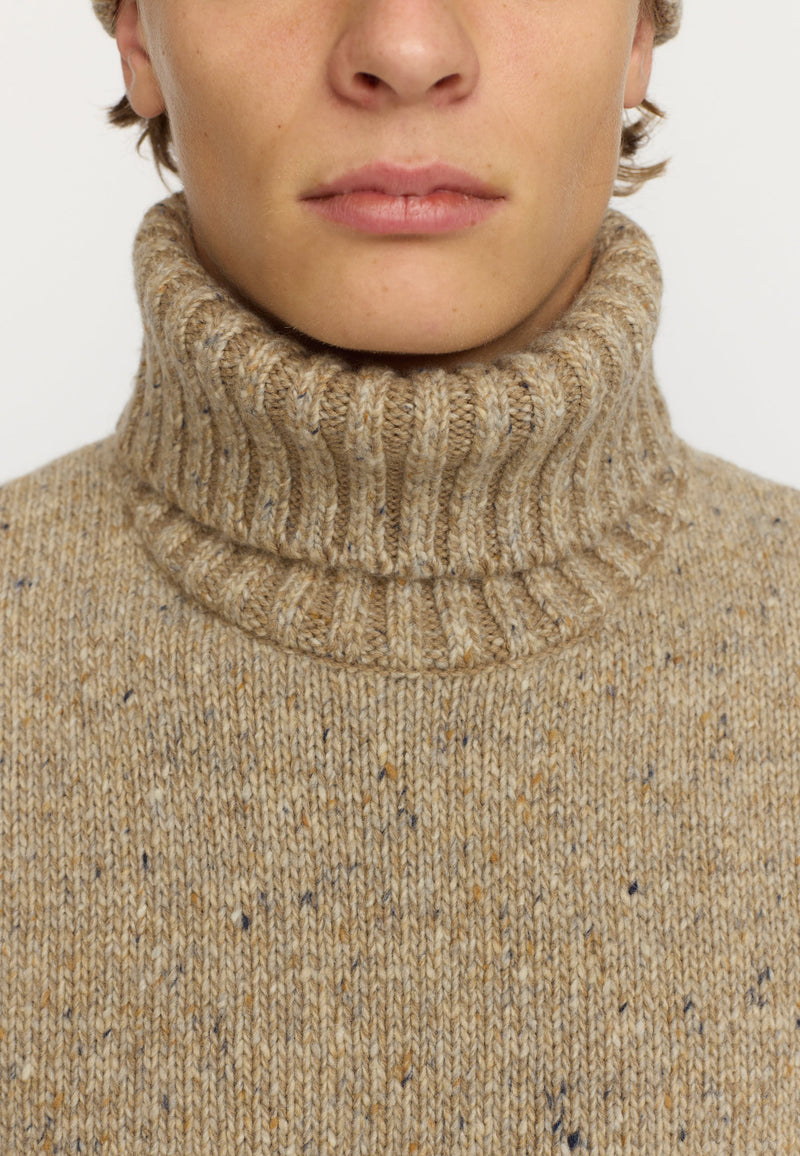 HIGH-NECK SWEATER / 6568 - OFFWHITE