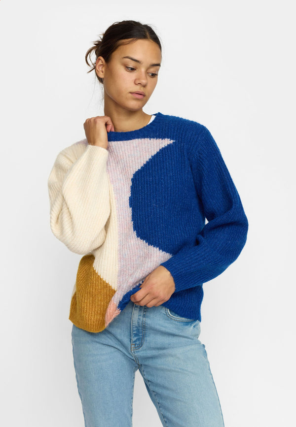 KNIT SWEATER / 66100 - BLUE