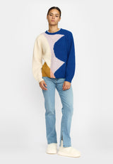 KNIT SWEATER / 66100 - BLUE