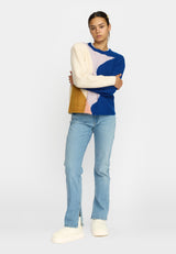 KNIT SWEATER / 66100 - BLUE