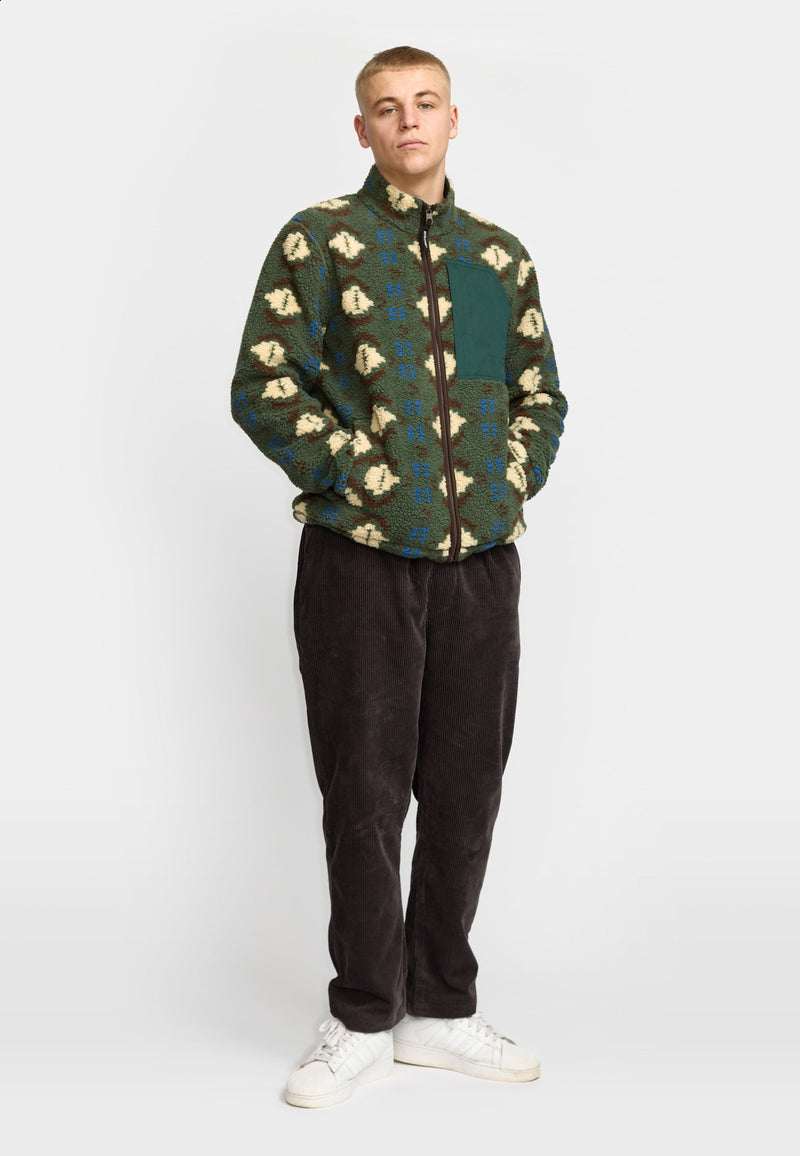 PRINTED POCKET TEDDY / 7019 - GREEN