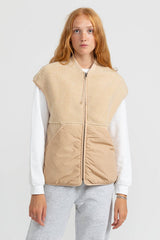 RIZZO FLEECE VEST / 77231 - BEIGE