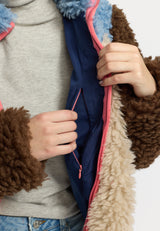 CHUNKY BLOCK TEDDY / 77319 - BLUE