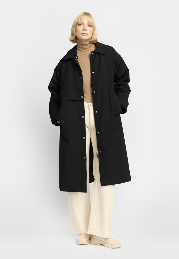 TRENCHCOAT / 77336 - BLACK