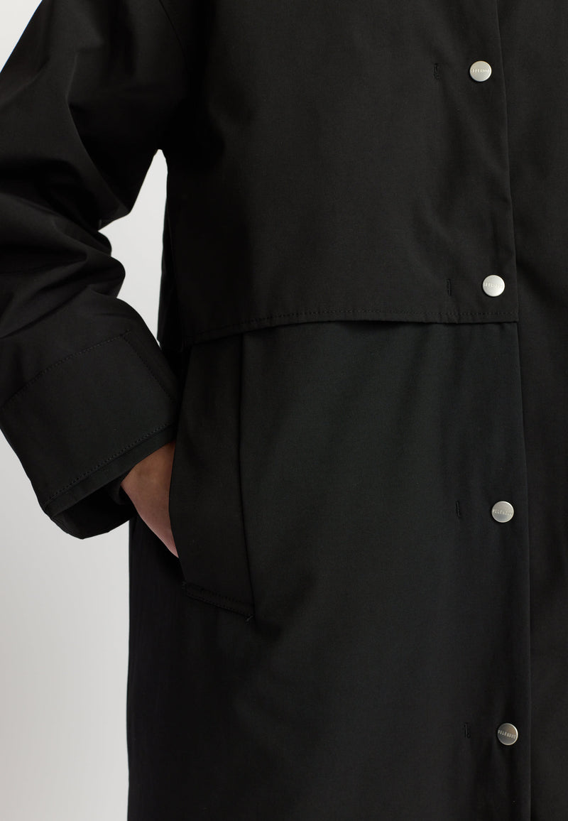 TRENCHCOAT / 77336 - BLACK