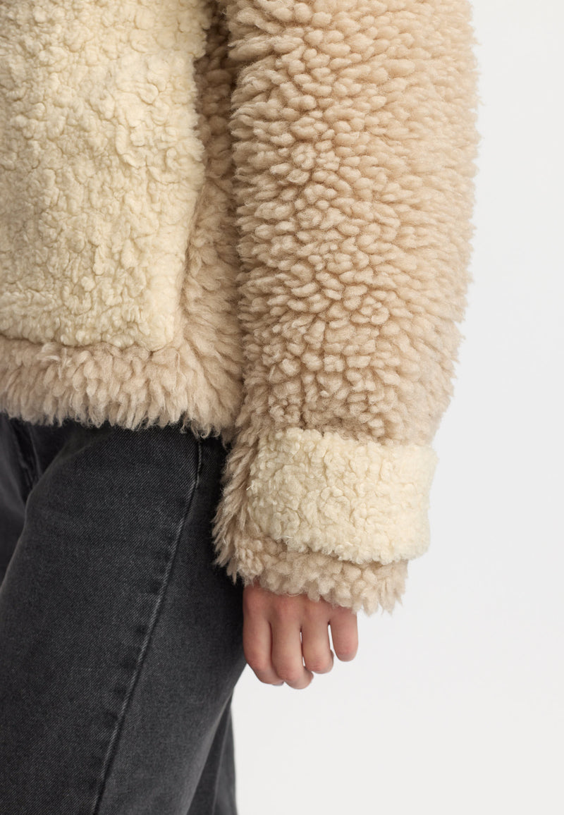 TEDDY JACKET / 77342 - OFFWHITE